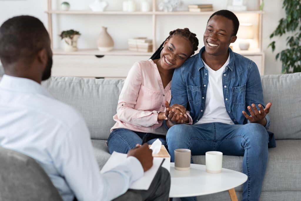 ouronlinetherapy.com provides online counselling service in edmonton. &nbsp;ouronlinetherapy.com provides online counselling service in Edmonton. family counseling young happy black couple sittin 2022 10 07 02 11 41 utc min 1024x683